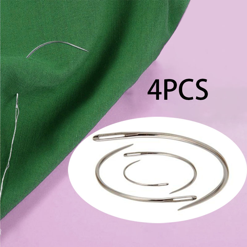 Sewing Tas - 4 pçs agulha de costura couro