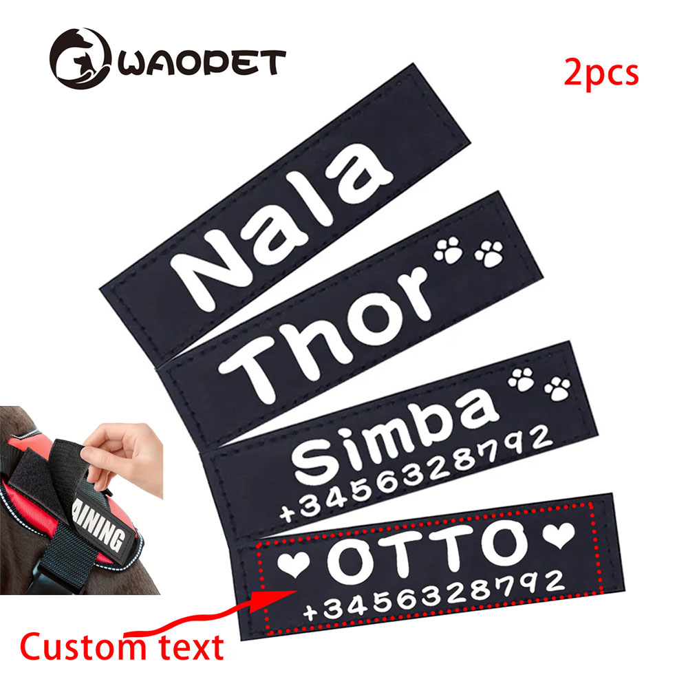 Sewing Labels - Etiquetas de identificação personalizadas para cães,