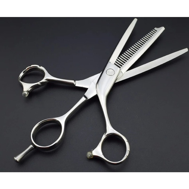 Pinking Shear Blade - 6 Polegada três lâminas profissional tesoura