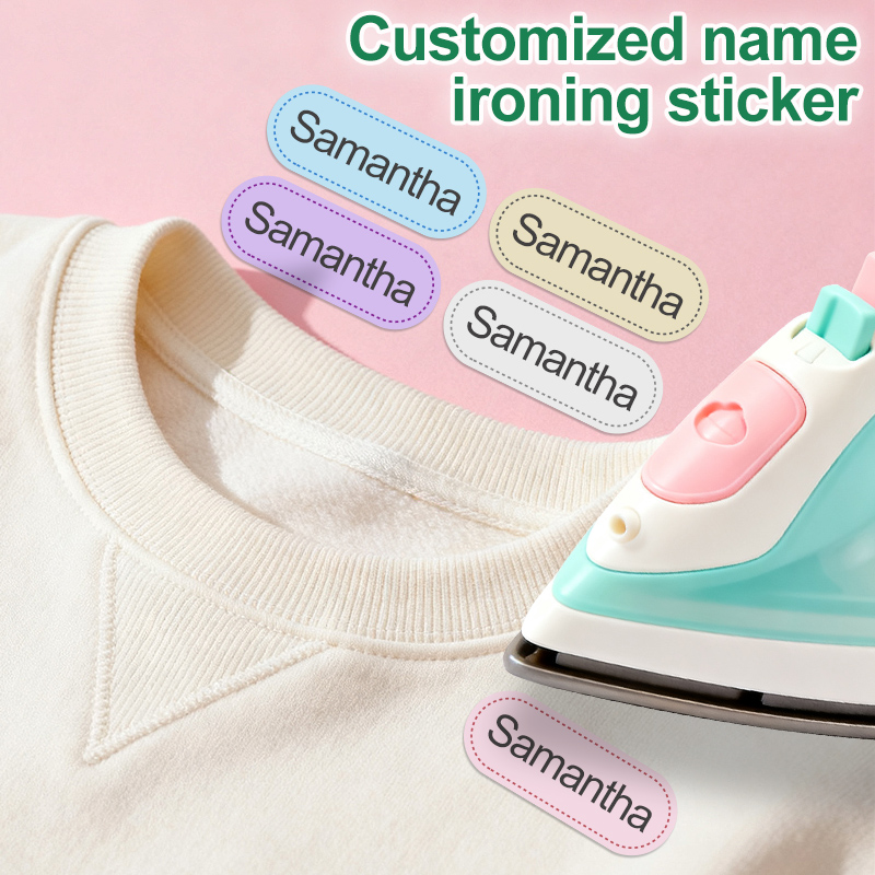 Sewing Labels - Etiquetas para engomar-para algodão-personalizadas para escola,