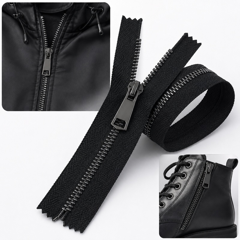 Sewing Front Zipper - 1/2/3Pcs 5 # Zíper de Metal