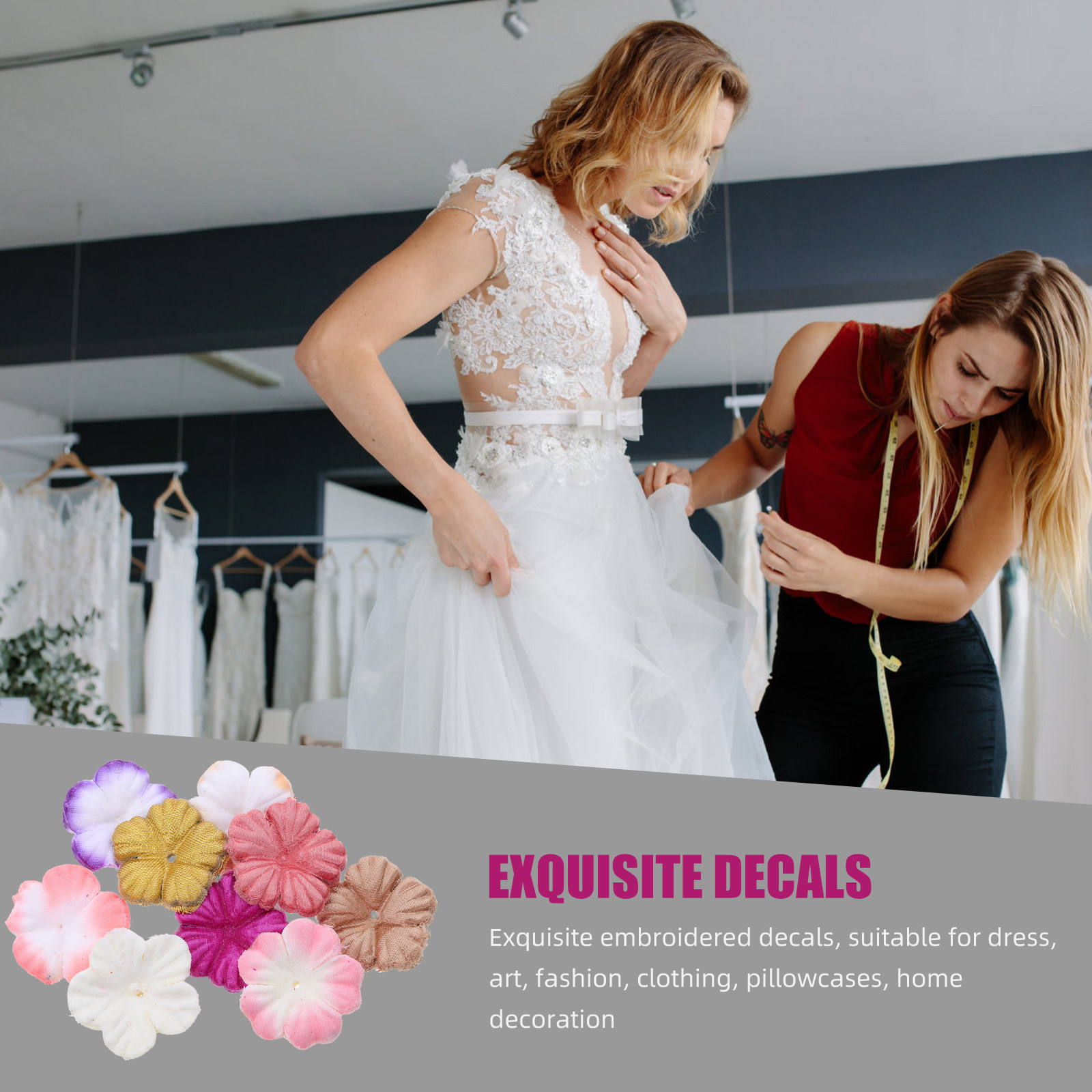 500 Peças de Apliques de Flore - Sewing Recycling avaliação e preço