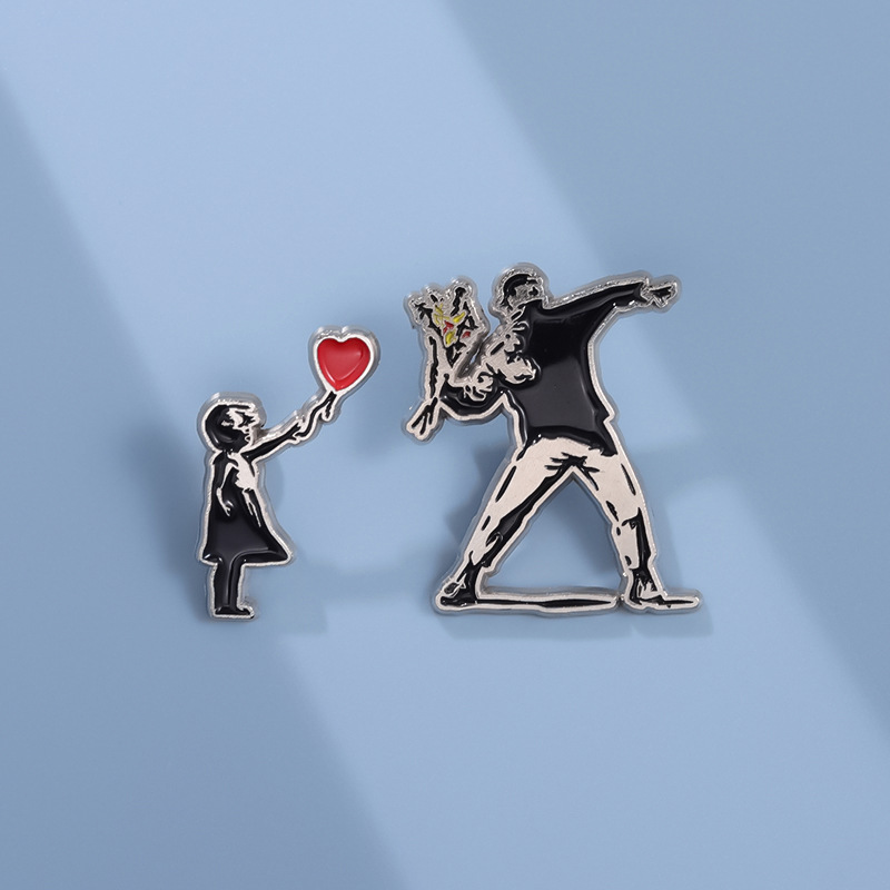 Escultura Esmalte Pins, Broche - Sewing Labels avaliação e preço