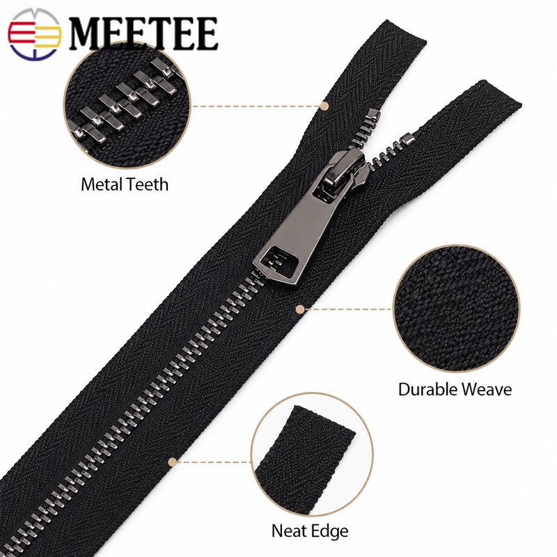 1/5 Peças 5 #   Zíper de Metal - Sewing Front Zipper avaliação e preço