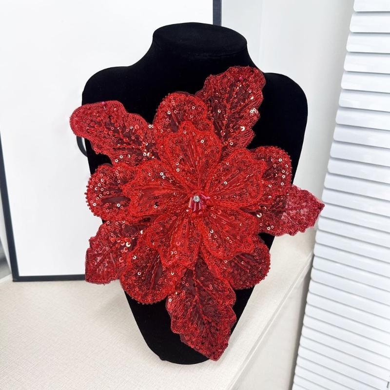 39BD guarnição apliques flores - Sewing Garments avaliação e preço