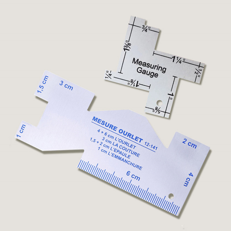 Medidor de Margem de Costura,  - Seam Gauge Metal avaliação e preço