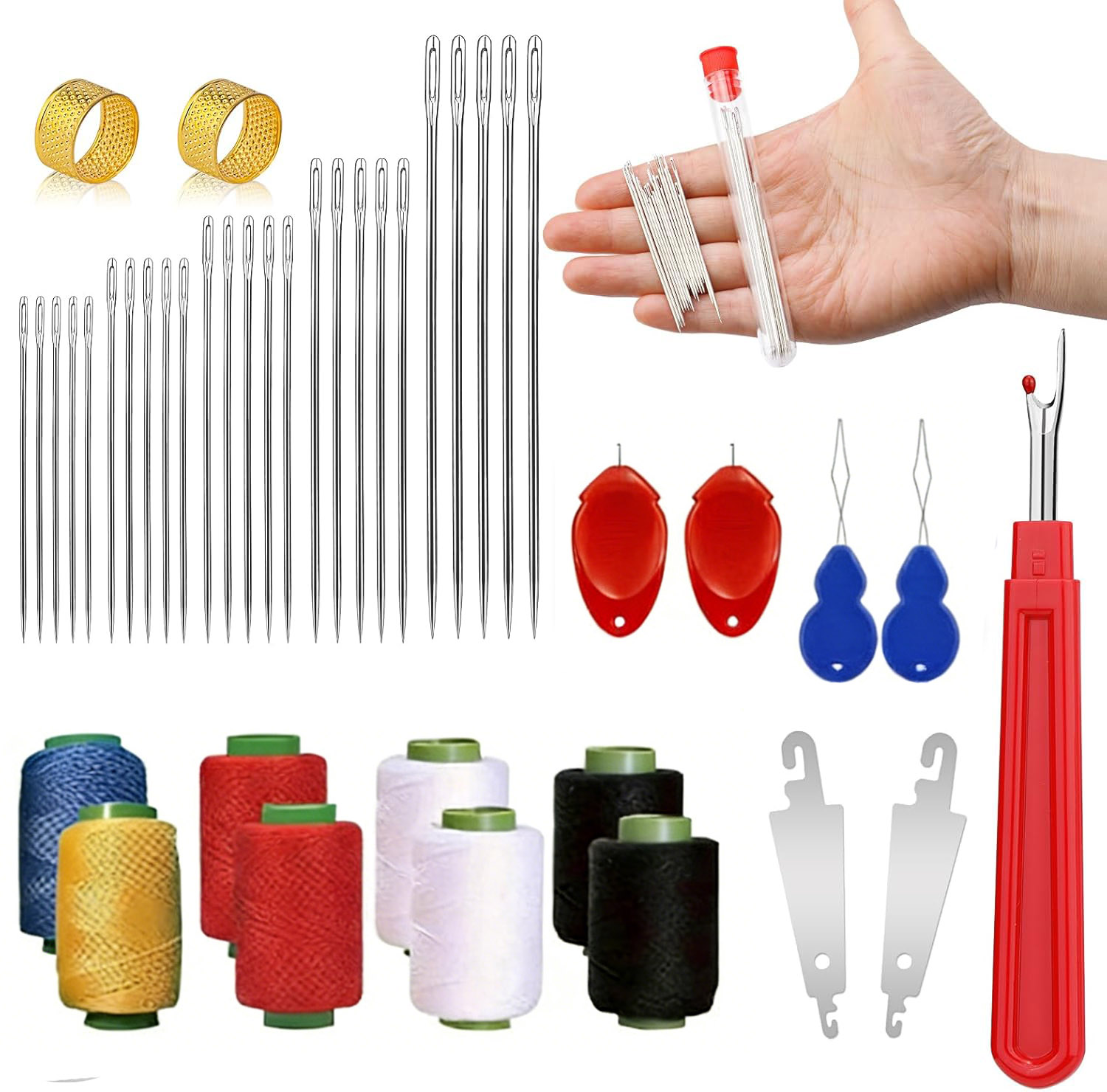 Kit de Agulhas de Costura com  - Sewing Garments avaliação e preço