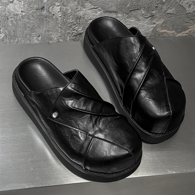 Novos Sapatos de Couro Masculi - Sewing Cotton avaliação e preço