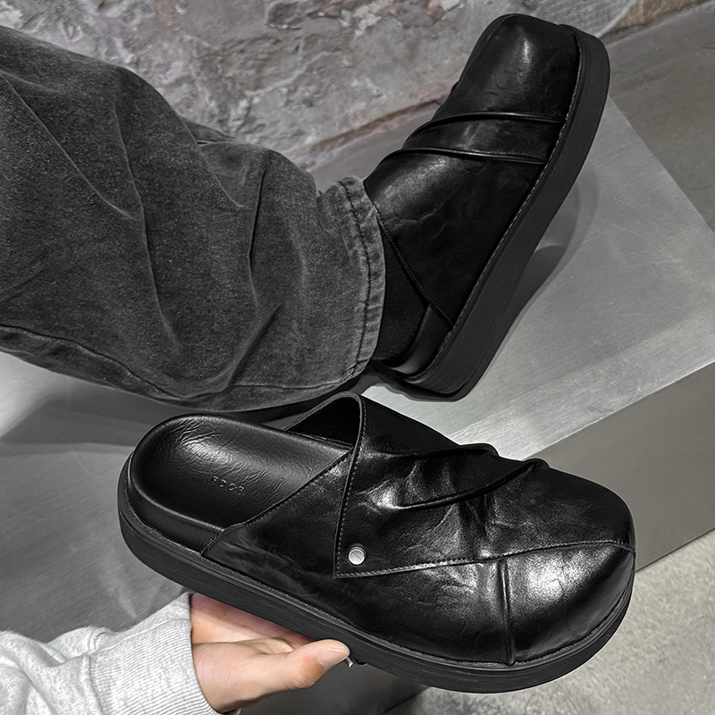Novos Sapatos de Couro Masculi - Sewing Cotton avaliação e preço