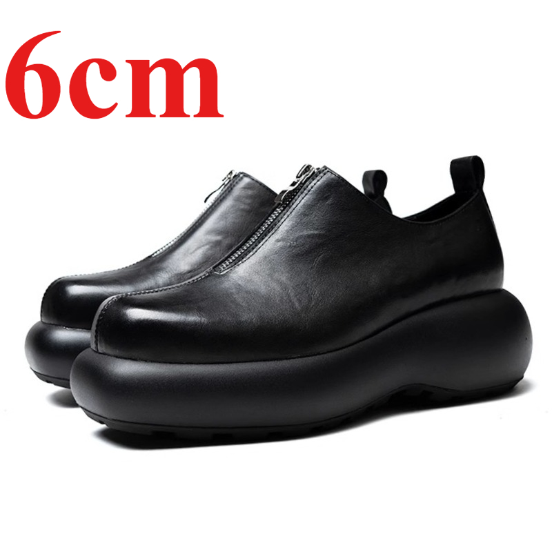 Derby sapatos para homens sapa - Sewing Front Zipper avaliação e preço